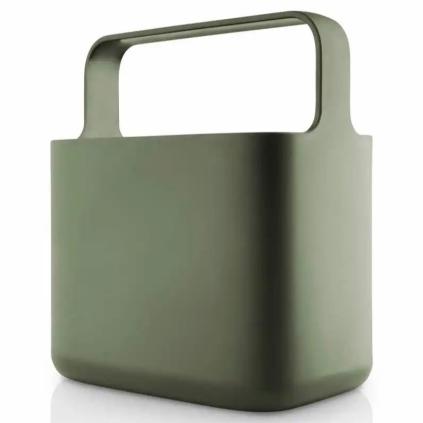 Kuchyňský organizér GREEN TOOLS 20 cm, zelená, plast, Eva Trio