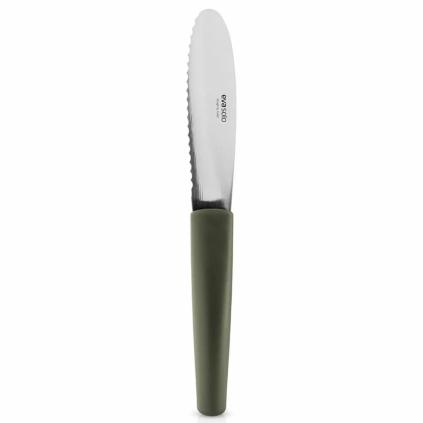 Nůž na máslo GREEN TOOLS 21 cm, zelená, nerezová ocel, Eva Trio