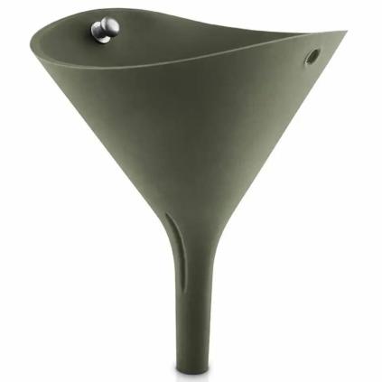 Kuchyňský trychtýř GREEN TOOLS 15 cm, zelená, silikon, Eva Trio