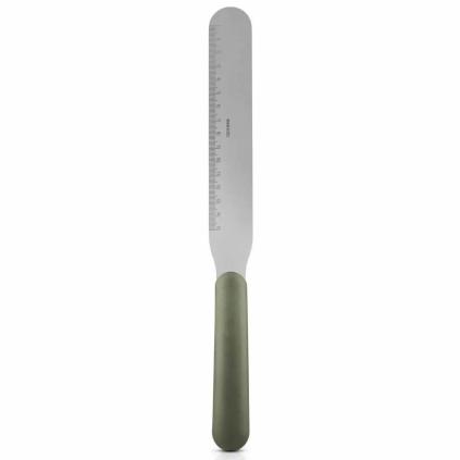 Cukrářská špachtle GREEN TOOLS 32 cm, zelená, nerezová ocel, Eva Trio