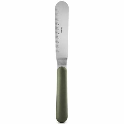 Cukrářská špachtle GREEN TOOLS 27 cm, zelená, nerezová ocel, Eva Trio