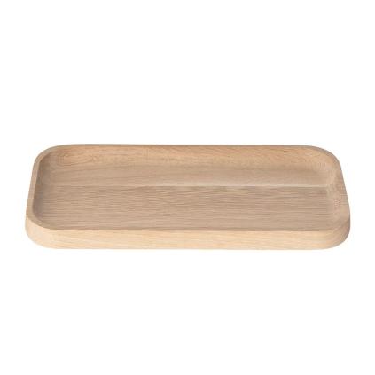 Servírovací podnos OKU 25 x 12,5 cm, hnědá, dřevo, Blomus