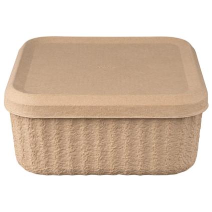 Úložný box REDO 32,5 x 15 cm, sada 2 ks, hnědá, papír, Blomus