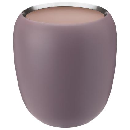 Váza ORA 18 cm, prašně růžová, nerezová ocel, Stelton