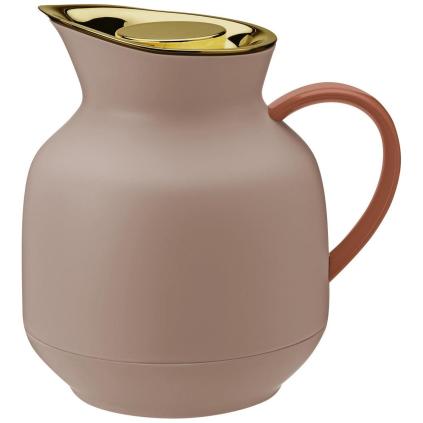 Vakuový džbán AMPHORA 1 l, 21 cm, broskvová, plast, Stelton
