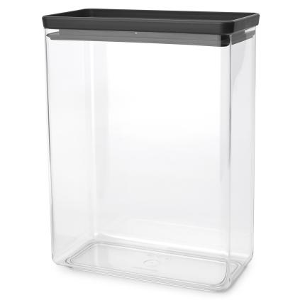 Box na potraviny TASTY PLUS 5,4 l, tmavě šedá, plast, Brabantia