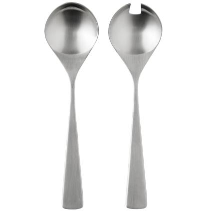 Salátové náčiní MAYA 21cm, sada 2 ks, stříbrná, nerezová ocel, Stelton