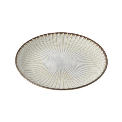 Talíř na tapas WHITE SENDAN 16 cm, bílá, keramika, MIJ