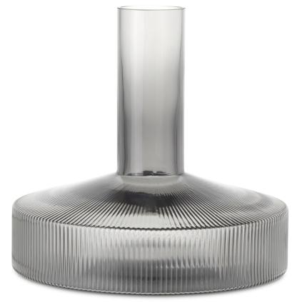 Dekantér RIPPLE 1,7 l, šedá, sklo, ferm LIVING