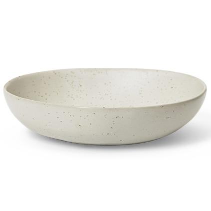 Servírovací mísa FLOW 19,5 cm, bílá, kamenina, ferm LIVING