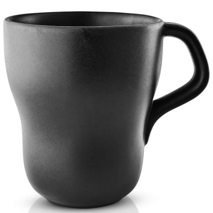 Hrnek NORDIC KITCHEN 350 ml, černá, kamenina, Eva Trio