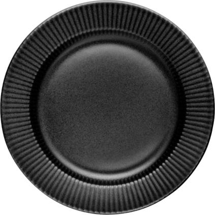 Dezertní talíř LEGIO NOVA 19 cm, černá, kamenina, Eva Trio