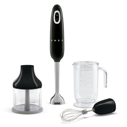 Tyčový mixér HBF03 700W, s příslušenstvím, černá, Smeg