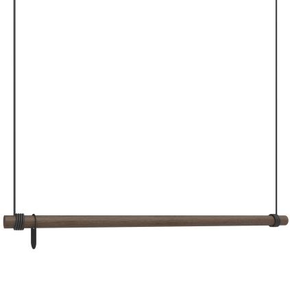 Věšák na oblečení SWING 110 cm, tmavě hnědá, dřevo, LIND DNA