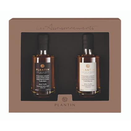 Dárková sada DUO OF OILS, extra panenský olivový olej, 2 x 100 ml, PLANTIN