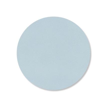 Podtácek CIRCLE NUPO 10 cm, jemně oblačná, kůže, LIND DNA