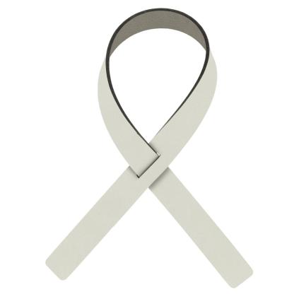 Kroužek na ubrousek FOLD NUPO 30 cm, sada 4 ks, lněná / tmavě šedá, kůže, LIND DNA