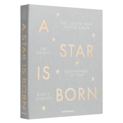 Fotoalbum A STAR IS BORN, šedá, Printworks