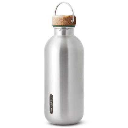 Láhev na vodu 600 ml, olivová, nerezová ocel, Black+Blum