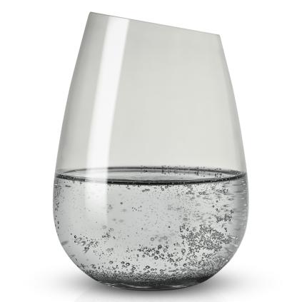 Sklenice na vodu 380 ml, kouřově šedá, sklo, Eva Trio