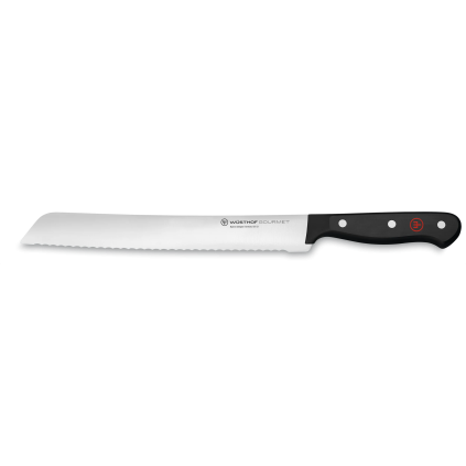 Nůž na chleba GOURMET 23 cm, černá, Wüsthof