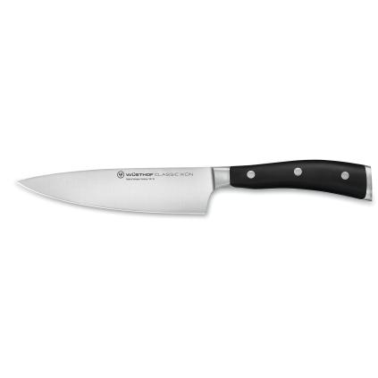 Kuchařský nůž CLASSIC IKON 16 cm, černá, Wüsthof