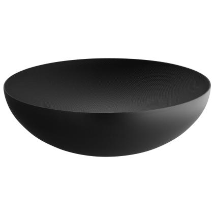 Mísa na ovoce DOUBLE 32 cm, černá, ocel / epoxidová pryskyřice, Alessi