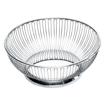 Koš na ovoce 826 24 cm, stříbrná, nerezová ocel, Alessi