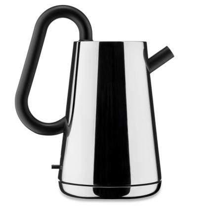Rychlovarná konvice TORU 1,7 l, stříbrná / černá, nerezová ocel, Alessi