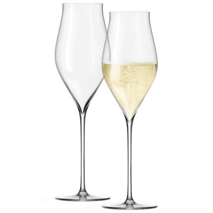 Sklenice na šampaňské NOTES 380 ml, sada 2 ks, čirá, sklo, Holmegaard