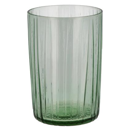 Sklenice na vodu KUSINTHA 280 ml, sada 4 ks, zelená, sklo, Bitz
