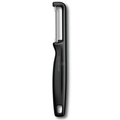 Škrabka na zeleninu IOTA 16 cm, rovné ostří, černá, plast, Victorinox