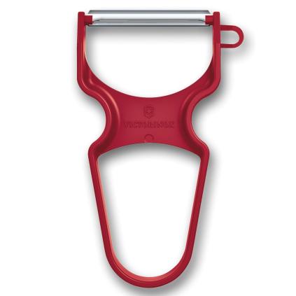 Škrabka na zeleninu RAPID 11 cm, rovné ostří, červená, plast, Victorinox