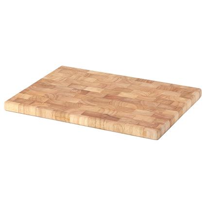 Prkénko na krájení 30 x 21 cm, hnědá, gumovník, Continenta