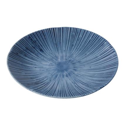 Talíř na tapas ICE SAPPHIRE 16 cm, modrá, keramika, MIJ