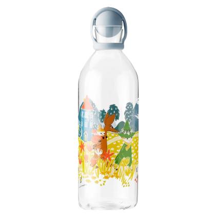 Karafa na vodu COOL-IT MOOMIN SKY 1,5 l, modrá, sklo, RIG-TIG