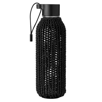 Láhev na vodu CATCH-IT 600 ml, černá, tritan, RIG-TIG