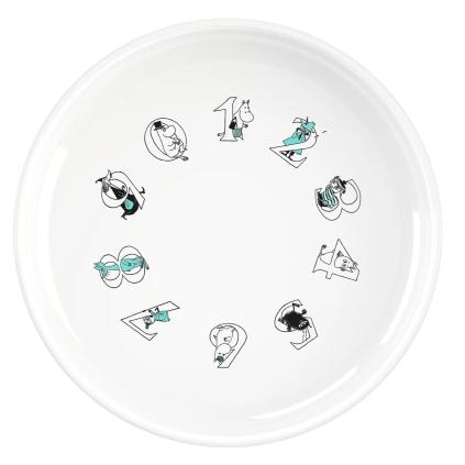Plastová miska MOOMIN ABC 15 cm, tyrkysová, RIG-TIG