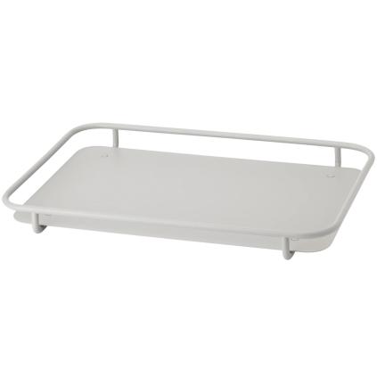 Servírovací podnos CARRY-ON 47 x 30 cm, šedá, nerezová ocel, RIG-TIG