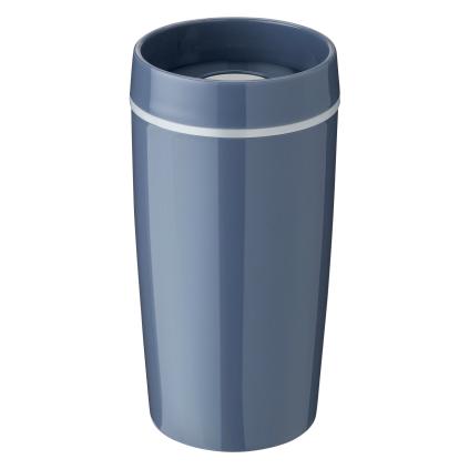 Termohrnek BRING-IT 340 ml, modrá, plast, RIG-TIG