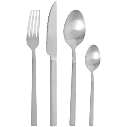 Sada příborů DUKE STEEL, sada 24 ks, stříbrná, Pintinox