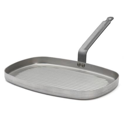 Grilovací pánev CARBONE PLUS 38 x 26 cm, uhlíková ocel, de Buyer