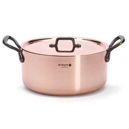 Hrnec PRIMA MATERA 28 cm, 8 l, měď, de Buyer