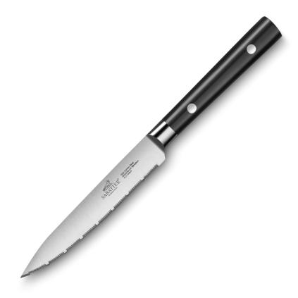 Univerzální nůž LEONYS 12 cm, nerezové nýty, černá, Lion Sabatier
