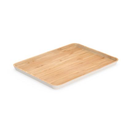 Servírovací podnos NBA238 40 x 30 cm, hnědá, bambus, Pebbly