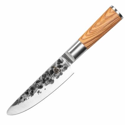 Kuchařský nůž OLIVE 13 cm, dětský, hnědá, Forged