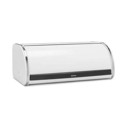 Chlebník ROLL TOP 16 l, bílá, nerezová ocel, Brabantia