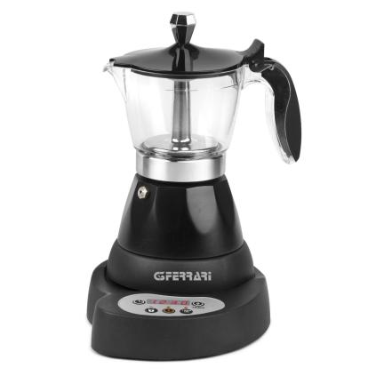 Elektrický moka kávovar RISVEGLIO ESPRESSO, černá, G3Ferrari