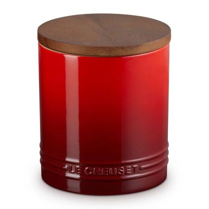 Dóza na potraviny SIGNATURE 1,1 l, CERISE, kamenina, Le Creuset