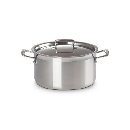 Hrnec CLASSIC 24 cm, 6 l, nerez, Le Creuset